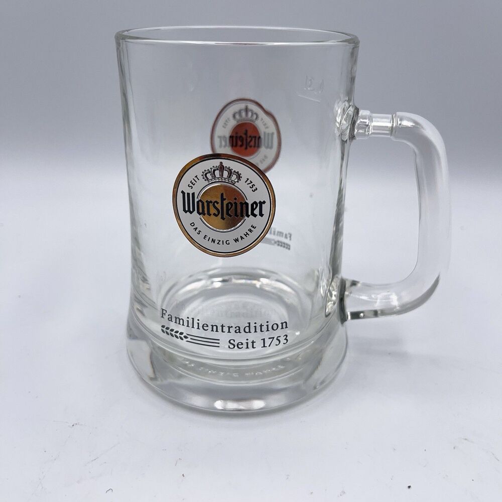 Warsteiner German Beer Glass Stein Mug 0.3 Liter
